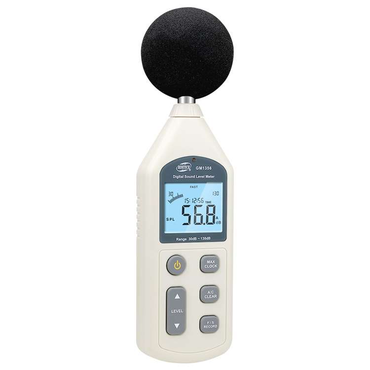 Digital Sound Level Meter with USB Port(Range: 30dB~130dB)(Beige)