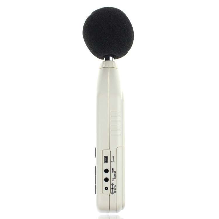 Digital Sound Level Meter with USB Port(Range: 30dB~130dB)(Beige)