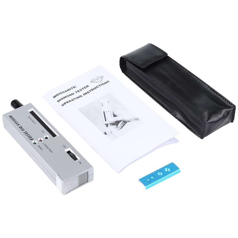 Portable Moissanite / Diamond Tester, DC 9V Battery(Silver)