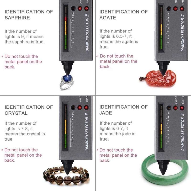 Diamond Selector ll with LED Indicator, DC 9V Battery(Black)