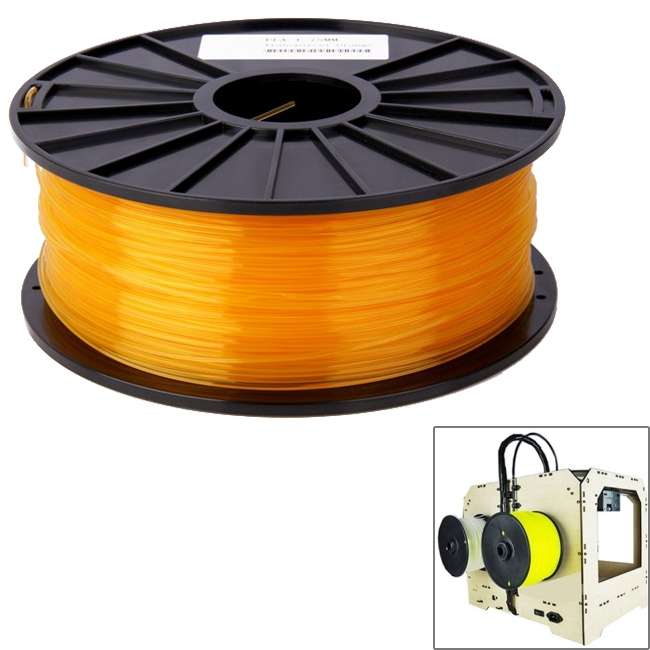 PLA 3.0 mm Transparent 3D Printer Filaments, about 115m(Red)