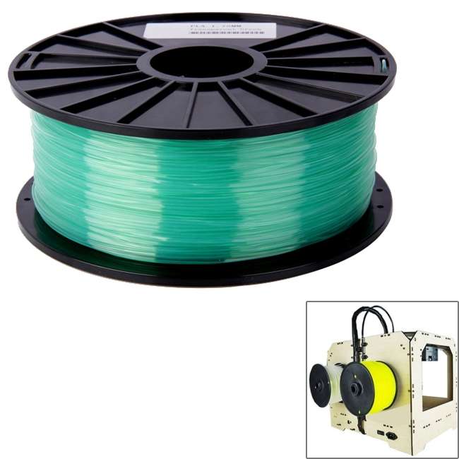 PLA 3.0 mm Transparent 3D Printer Filaments, about 115m(Red)