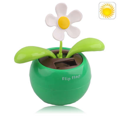 Solar Flip Flap Flower, Random Flower Color Delivery(Blue)