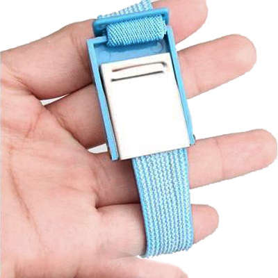 Wireless Anti Static ESD Discharge Cable Band Wrist Strap(Baby Blue)