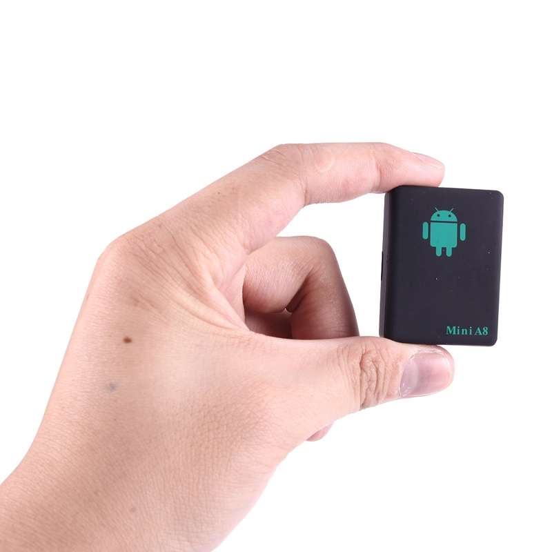 TRACKER Mini A8 Real Time 4 Bands Global Locator GSM/GPRS Tracker Tracking Device for Personal(Black
