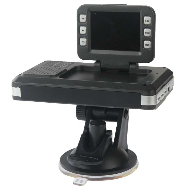 STR8500 HD 720P 30fps 2.0 inch LCD Radar Detector DVR with Laser + GPS Logger, 120 Degree View Angle