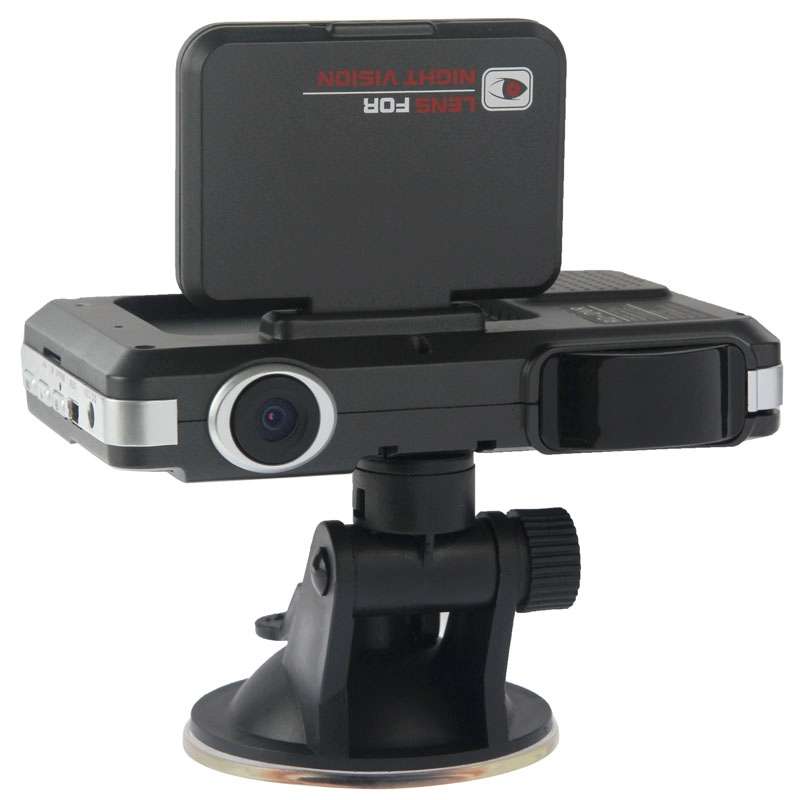 STR8500 HD 720P 30fps 2.0 inch LCD Radar Detector DVR with Laser + GPS Logger, 120 Degree View Angle