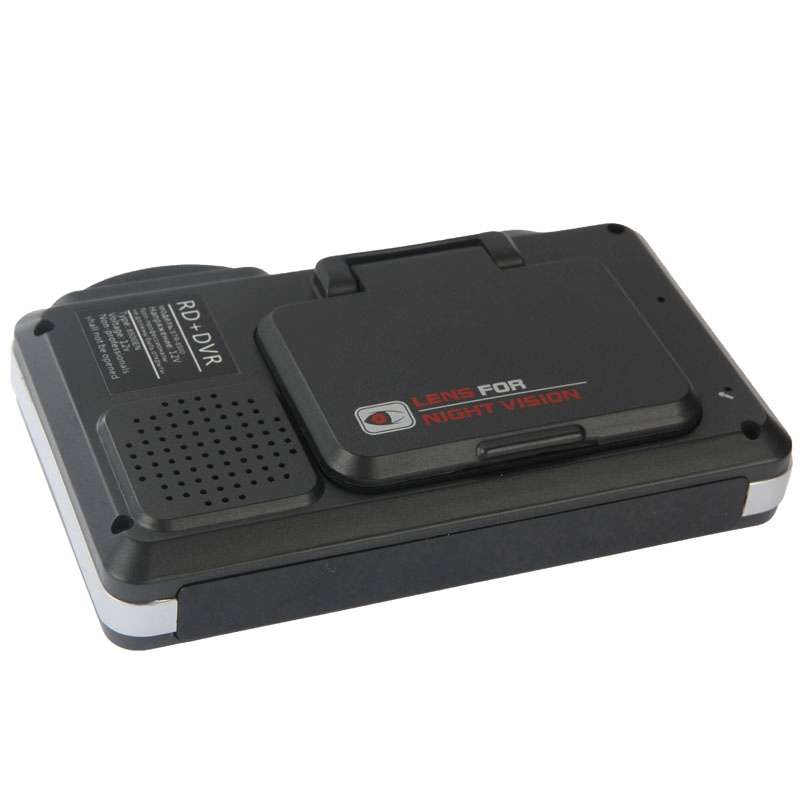 STR8500 HD 720P 30fps 2.0 inch LCD Radar Detector DVR with Laser + GPS Logger, 120 Degree View Angle