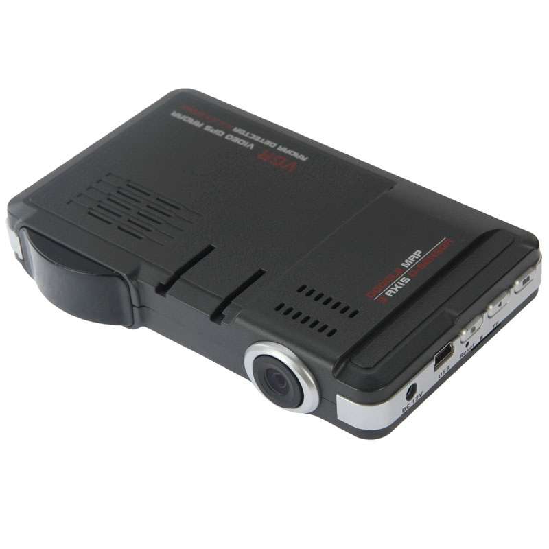 STR8500 HD 720P 30fps 2.0 inch LCD Radar Detector DVR with Laser + GPS Logger, 120 Degree View Angle