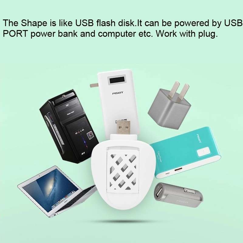 Portable USB Powered Electric Mosquito Killer(Green)