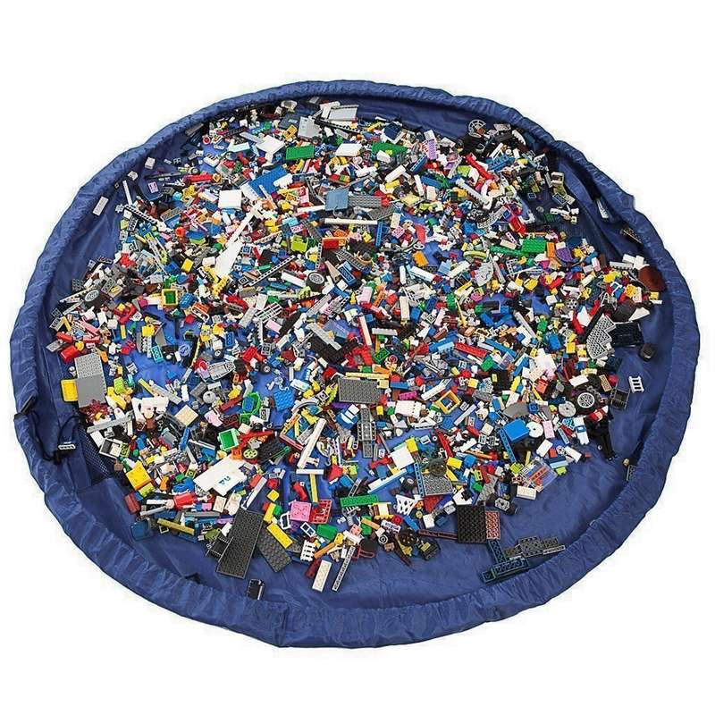 Foldable Kid Toys Storage Bag, Size:1.5 x 1.5m(Random Color Delivery)