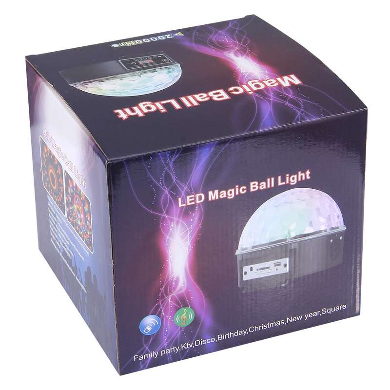Digital LED RGB Crystal Magic Ball Stage Effect Light , DMX Party Disco DJ Bar Colorful Pattern Ligh