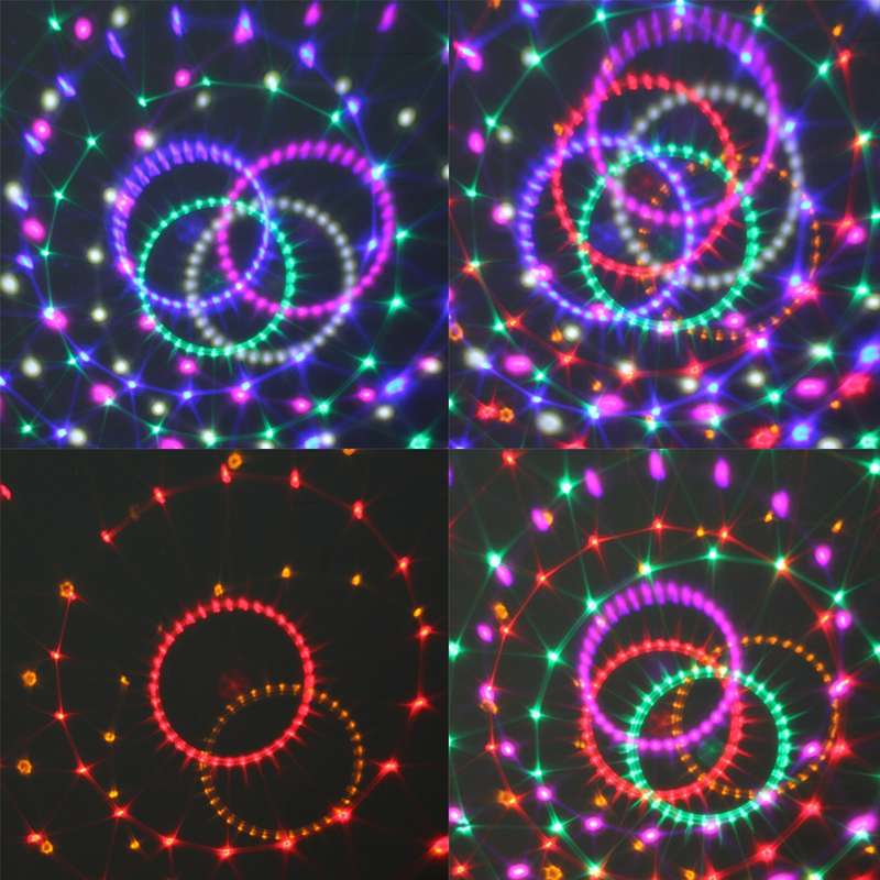 Digital LED RGB Crystal Magic Ball Stage Effect Light , DMX Party Disco DJ Bar Colorful Pattern Ligh