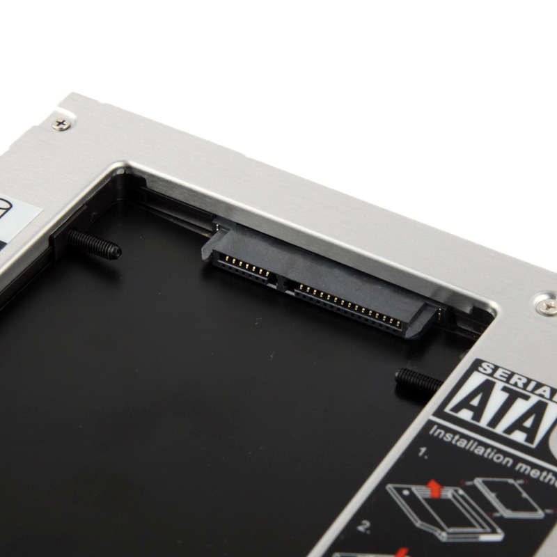 2.5 inch Second HDD Hard Drive Caddy SATA to SATA for Apple MacBook Pro, Thickness: 9.5mm