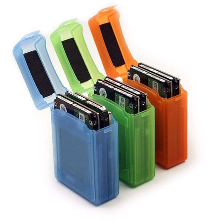 2.5 inch HDD Store Tank, Support 2x 2.5 inches IDE/SATA HDD(Orange)