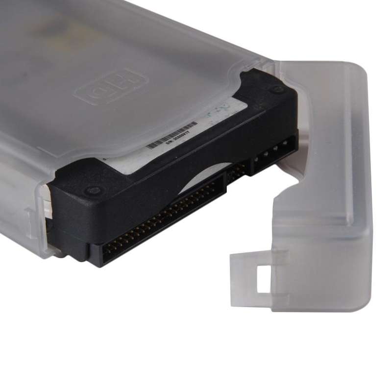 3.5 inch Hard Drive Disk HDD SATA IDE Plastic Storage Box Enclosure Case(Green)