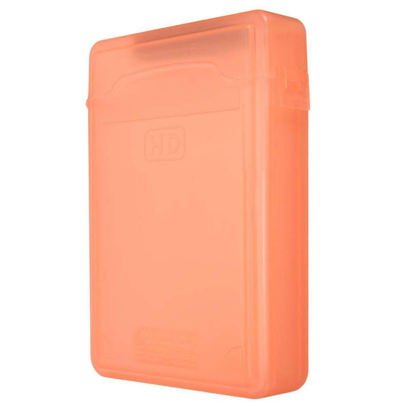 3.5 inch Hard Drive Disk HDD SATA IDE Plastic Storage Box Enclosure Case(Green)