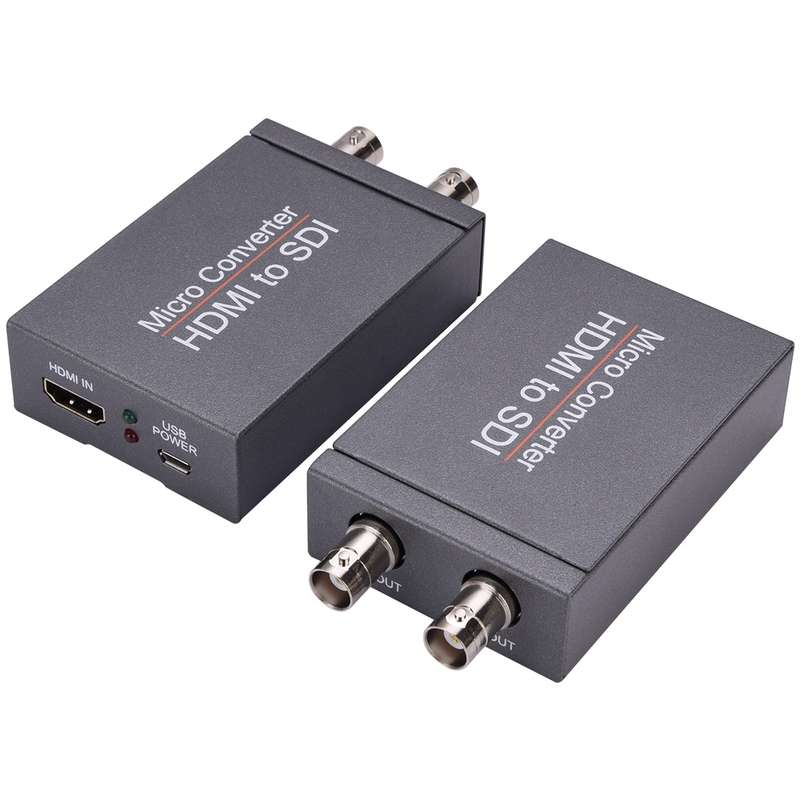 NK-M009 1080P Full HD HDMI to 2 x SDI Output Converter(Black)