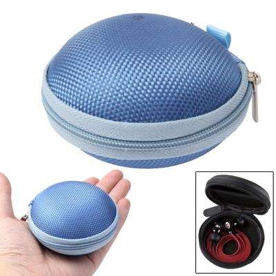Grid Style Carrying Bag Box for Headphone / Earphone(Pink)