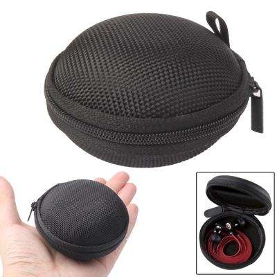 Grid Style Carrying Bag Box for Headphone / Earphone(Pink)