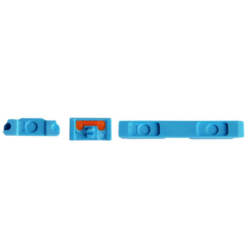 3 in 1 Mute Button + Power Button + Volume Button for iPhone 5C(Blue)