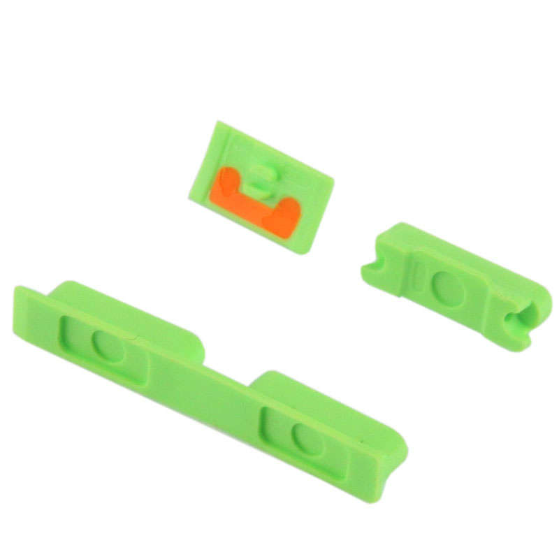3 in 1 Mute Button + Power Button + Volume Button for iPhone 5C(Blue)