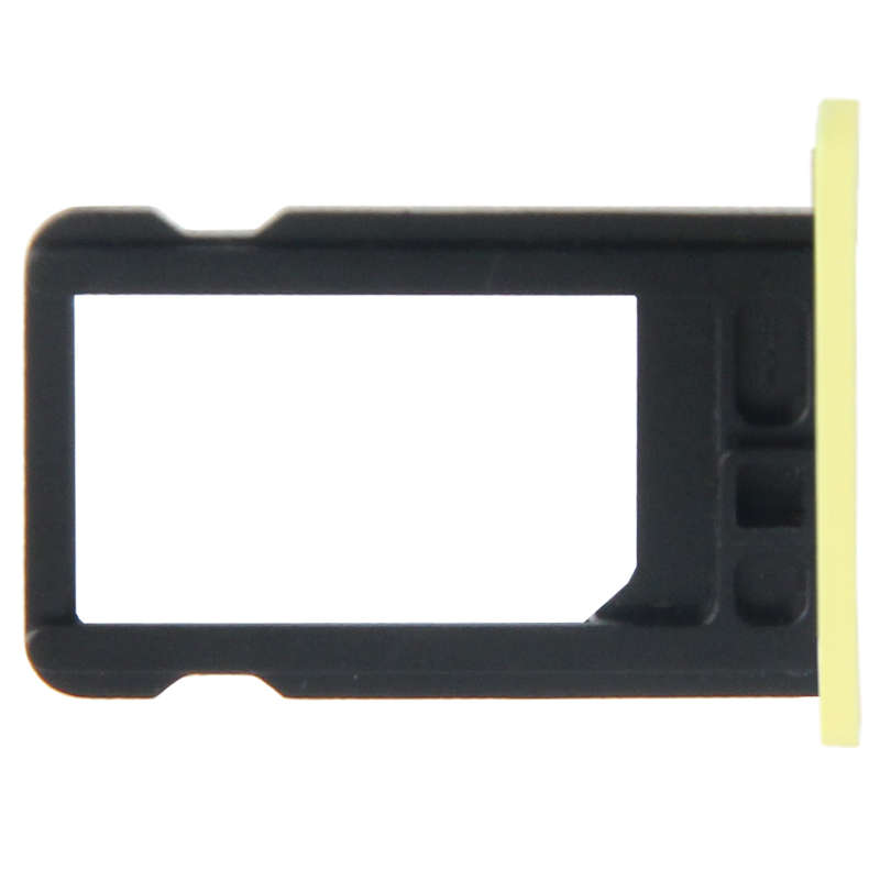 SIM Card Tray Holder for iPhone 5C(Yellow)