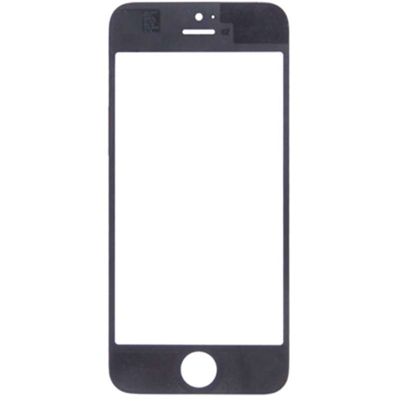 Front Screen Outer Glass Lens for iPhone 5 & 5S(Black)