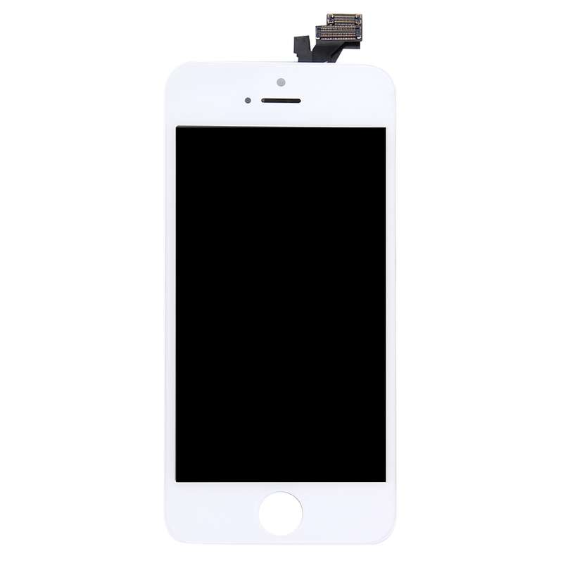 TFT LCD Screen with Frame for iPhone 5 (White)