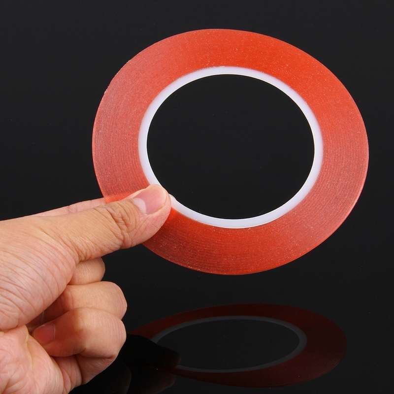 1mm Width Double Sided Adhesive Sticker Tape for iPhone / Samsung / HTC Mobile Phone Touch Panel Rep