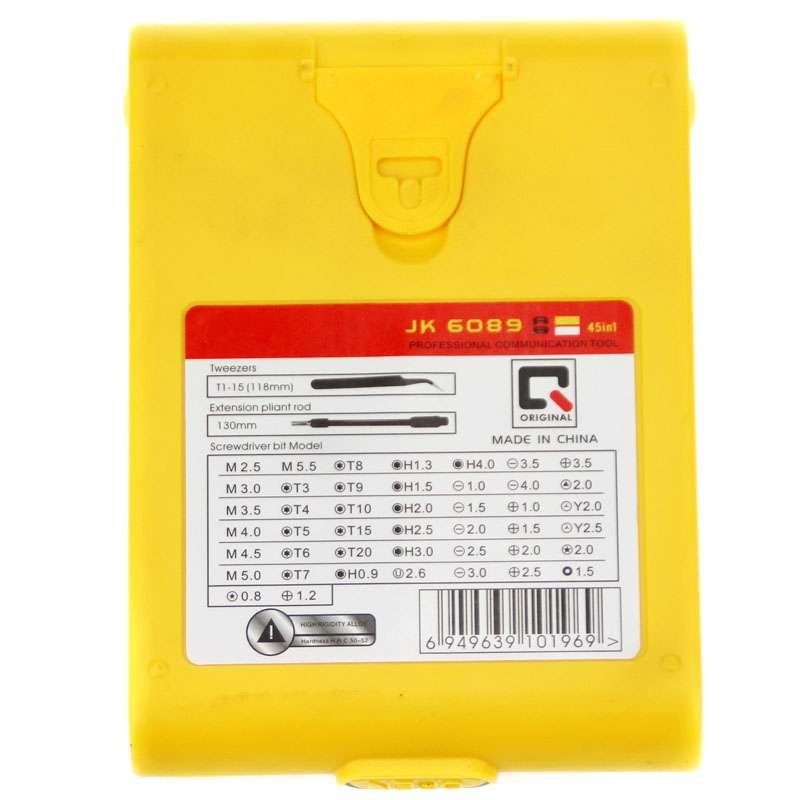 6089, 45 in 1 Screwdriver Repair Tool Set