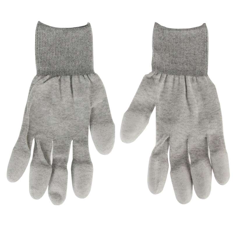 Anti Static ESD Safe Universal Size PU Fingertip Coating Gloves for Computer / Electronic / Phone Re