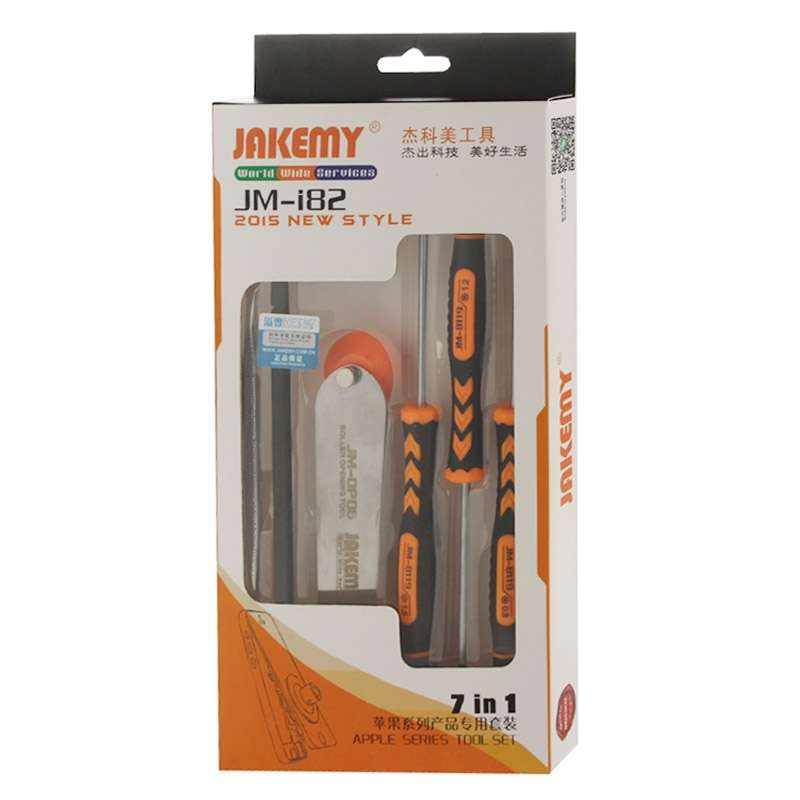 JM-i82 7 in 1 Professional Screwdriver Set Spudger Prying Opening Tool Kit for Mobile Phone / Tablet