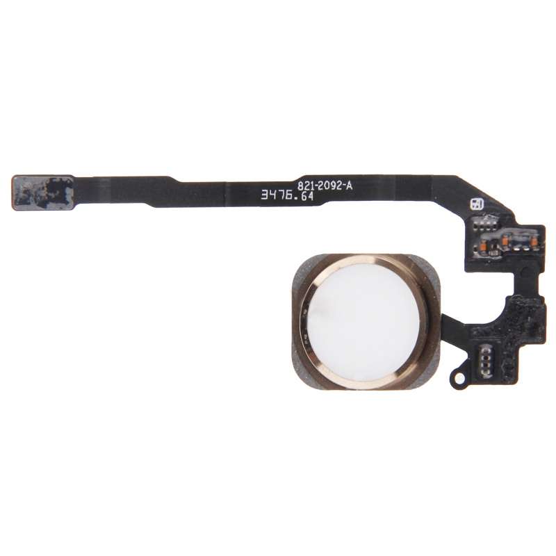Home Button Flex Cable for iPhone 5S, Not Supporting Fingerprint Identification(Gold)