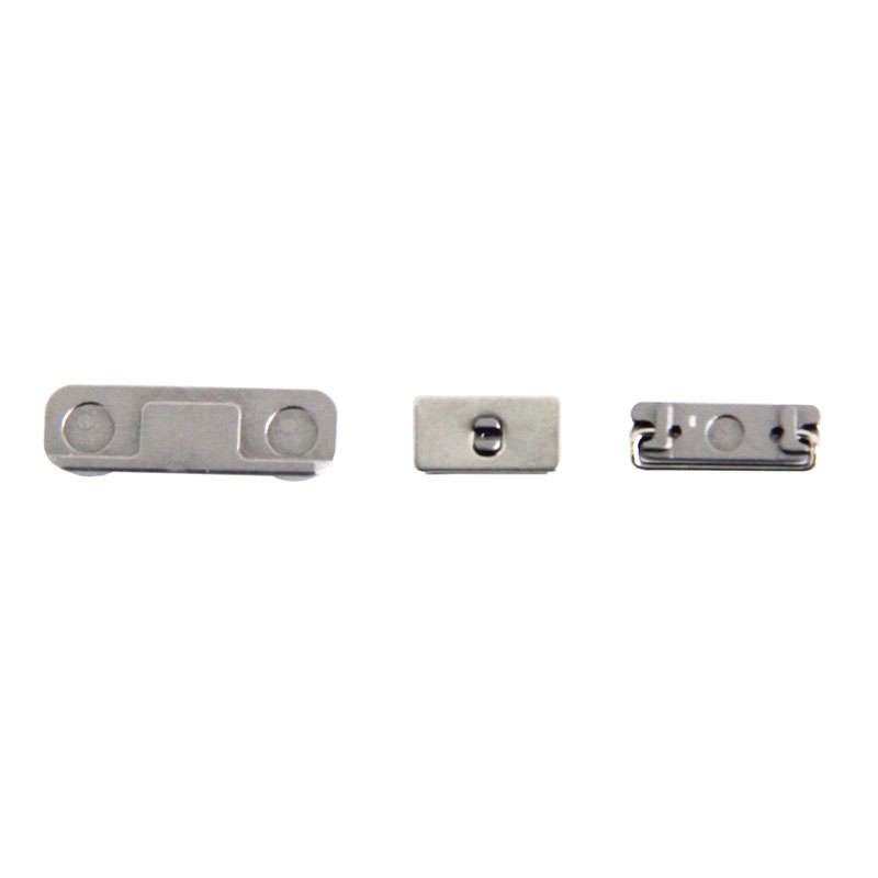 3 in 1 for iPhone 5S (Original Mute Button + Original Power Button + Original Volume Button)(Grey)