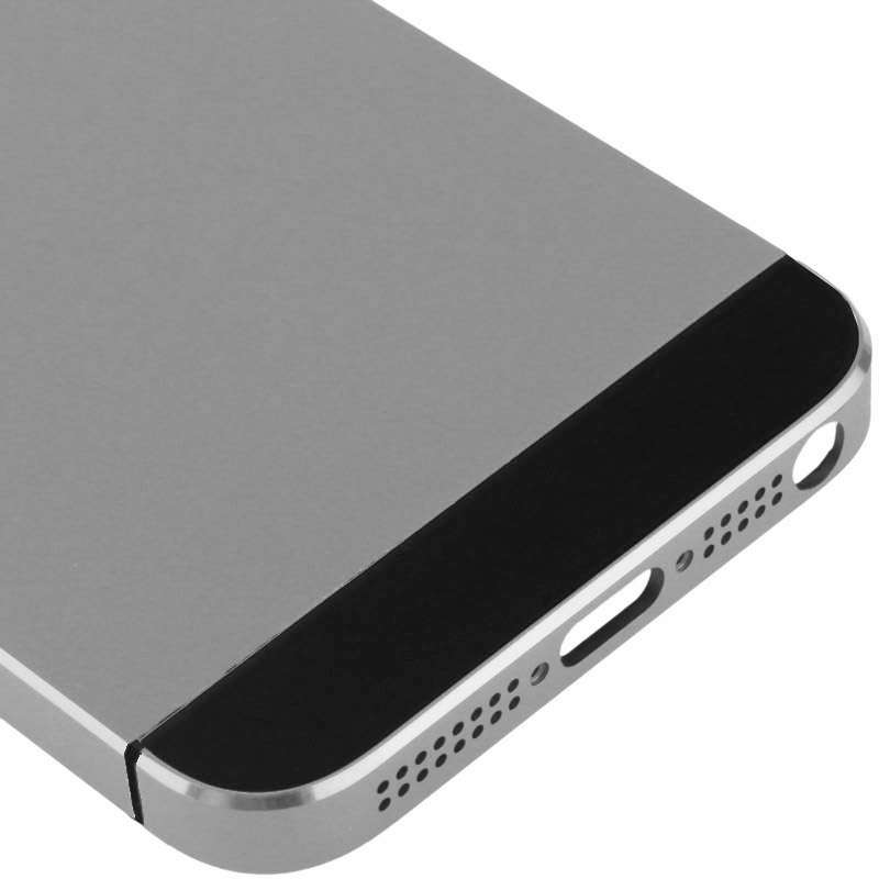 Full Housing Alloy Back Cover with Mute Button + Power Button + Volume Button + Nano SIM Card Tray