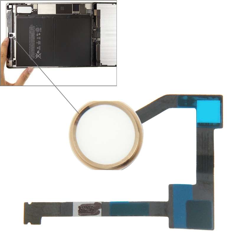Original Home Button Flex Cable for iPad Air 2 / 6(Black)