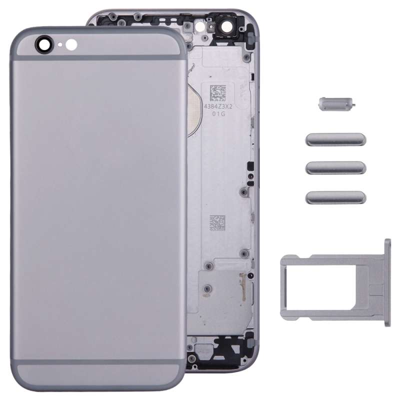 5 in 1 for iPhone 6 (Back Cover + Card Tray + Volume Control Key + Power Button + Mute Switch Vibrat