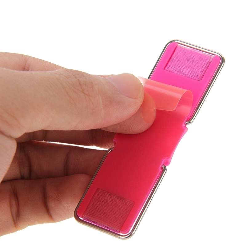 Universal Mini Foldable Holder Stand with Finger Grip(Black)