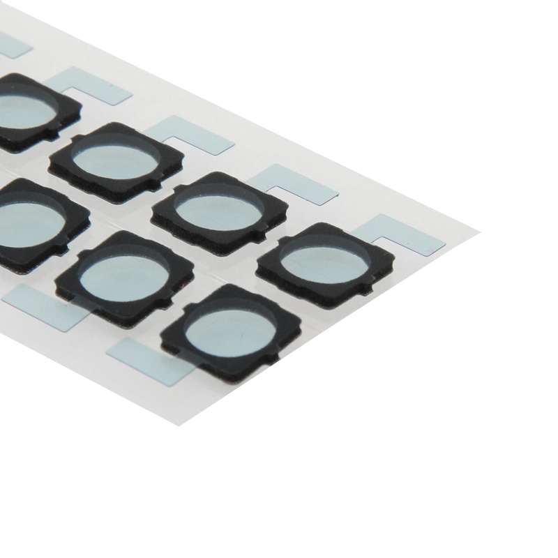 100 PCS for iPhone 6 Home Key Iron Buckle Conductive Cotton Pads Sticker