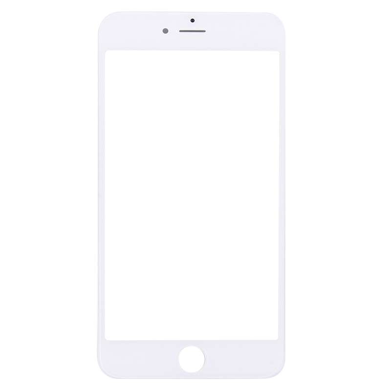 Front Screen Outer Glass Lens with Front LCD Screen Bezel Frame for iPhone 6s Plus(Black)