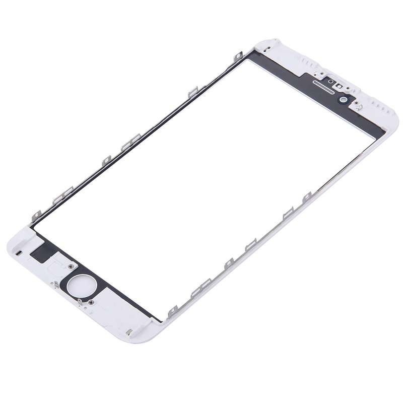 Front Screen Outer Glass Lens with Front LCD Screen Bezel Frame for iPhone 6s Plus(Black)