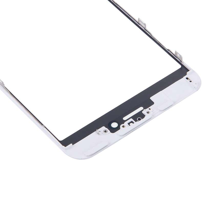 Front Screen Outer Glass Lens with Front LCD Screen Bezel Frame for iPhone 6s Plus(Black)