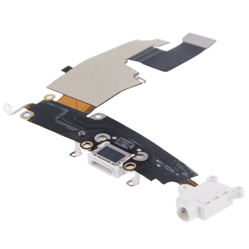 Charging Port Dock Connector Flex Cable for iPhone 6 Plus(Grey)