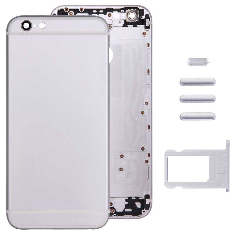 Full Assembly Housing Cover for iPhone 6 Plus, Including Back Cover & Card Tray & Volume Control Ke