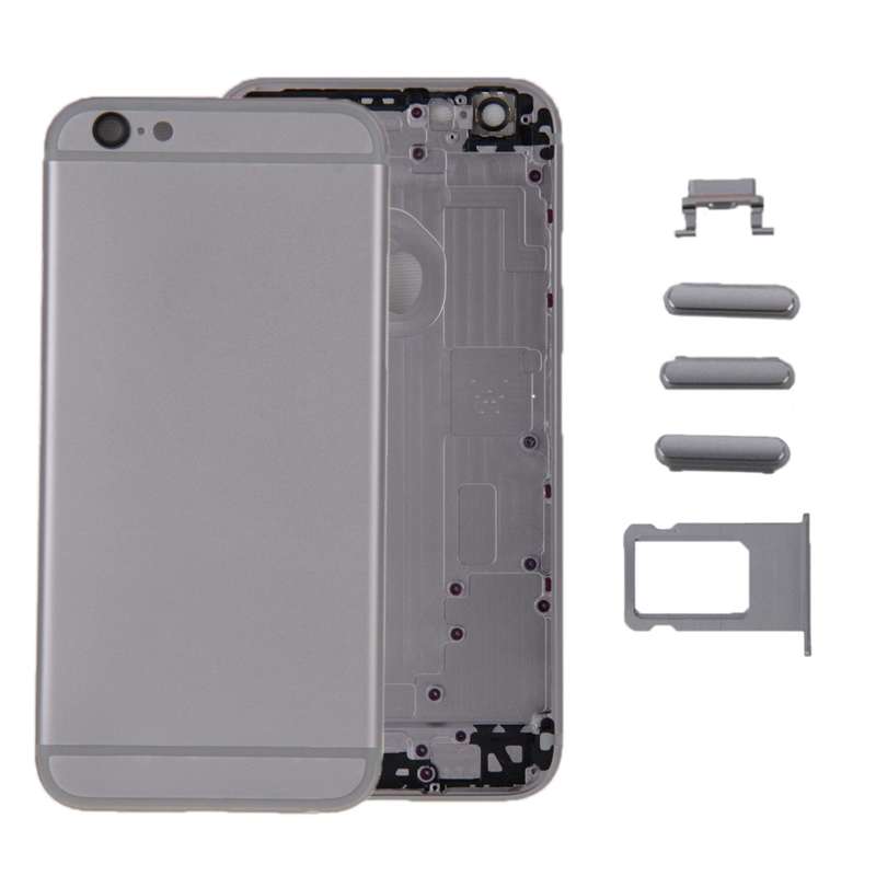 6 in 1 for iPhone 6 Plus (Back Cover + Card Tray + Volume Control Key + Power Button + Mute Switch V