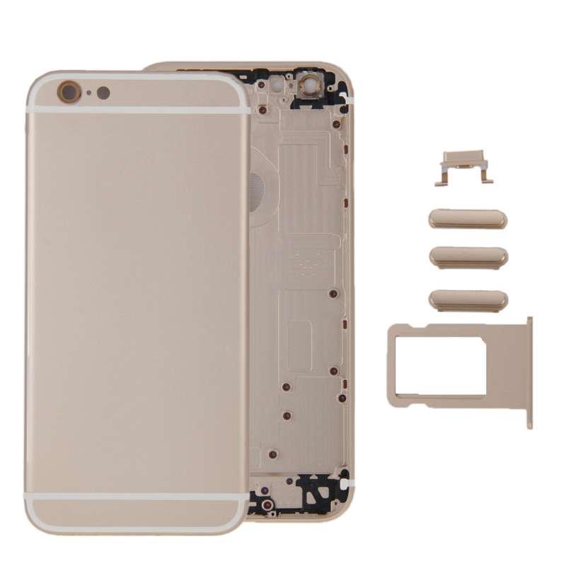 6 in 1 for iPhone 6 Plus (Back Cover + Card Tray + Volume Control Key + Power Button + Mute Switch V