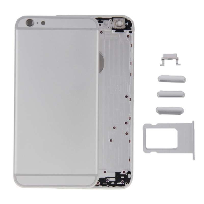 6 in 1 for iPhone 6 Plus (Back Cover + Card Tray + Volume Control Key + Power Button + Mute Switch V