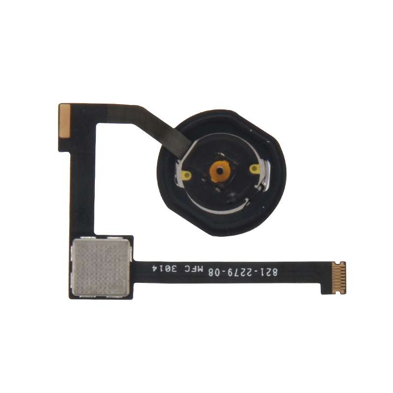 Home Button Flex Cable with Fingerprint Identification for iPad Air 2 / iPad 6 (Black)