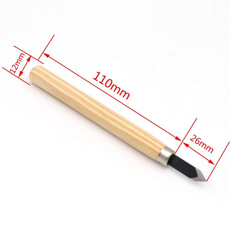 12 PCS / Set Assorted Wood Carving Tools Set with Stainless Steel Blade and Wood Handle